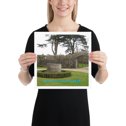 Nature's Wonders Poster with realestatematching24 with key Logo