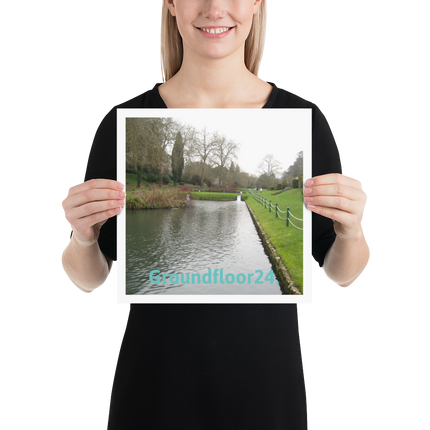 Lakeside Beauty Poster with Groundfloor24 without House Logo