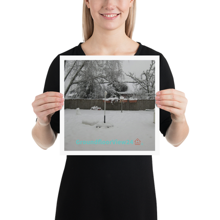 Winter Wonderland Poster with groundfloorview24 with House Logo