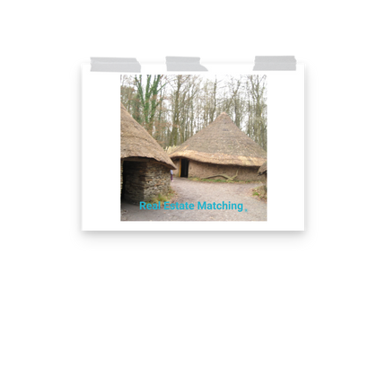 Village Charm Poster with realestatematching without key Logo