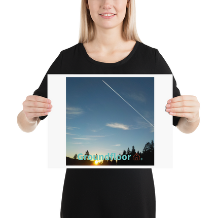 Attractive Sinari Poster with Groundfloor with House Logo