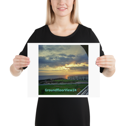 Natural View Poster with groundfloorview24 with House Logo