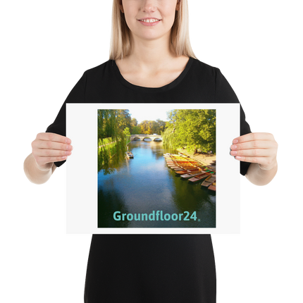 Beautiful Nature Poster with Groundfloor24 without House Logo
