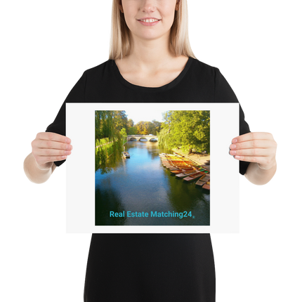 Beautiful Nature Poster with realestatematching24 without key Logo