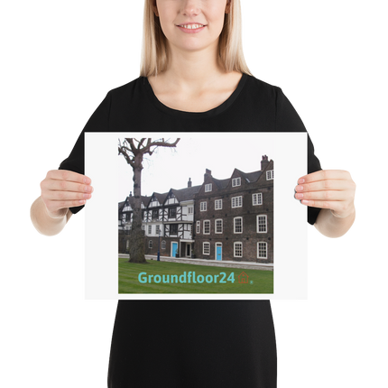 Beutiful Palace Poster with Groundfloor24 with House Logo