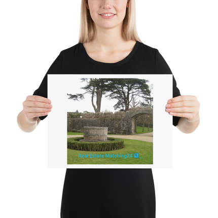 Nature's Wonders Poster with realestatematching24 with key Logo