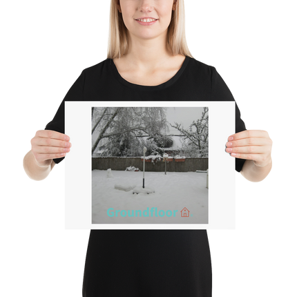 Winter Wonderland Poster with Groundfloor with House Logo