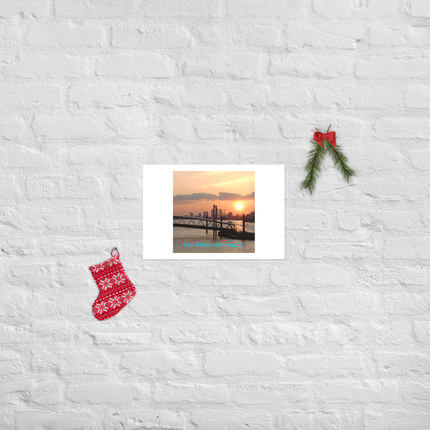 Evening Glow Poster with realestatematching24 without key Logo