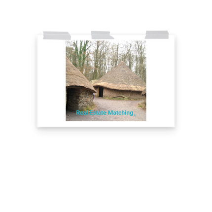 Village Charm Poster with realestatematching without key Logo