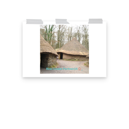 Village Charm Poster with realestatepartner24 with house Logo