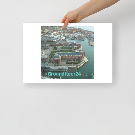 Nice City Poster with Groundfloor24 with House Logo