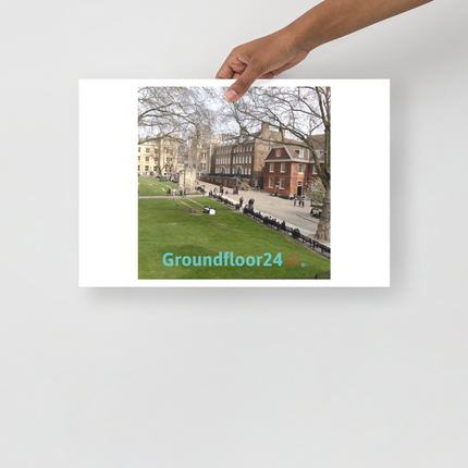 Beutiful Park Poster with Groundfloor24 with House Logo