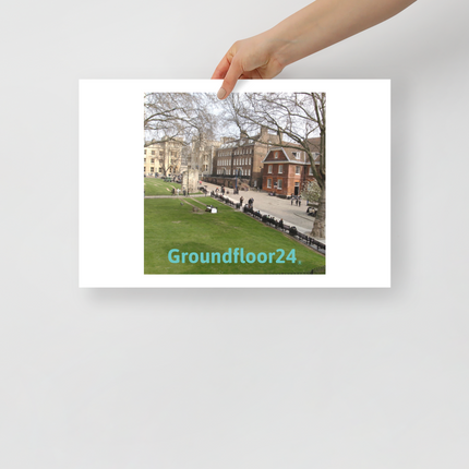 Beutiful Park Poster with Groundfloor24 without House Logo