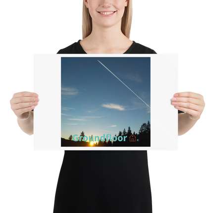 Attractive Sinari Poster with Groundfloor with House Logo