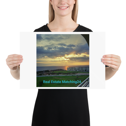 Natural View Poster with realestatematching24 without key Logo