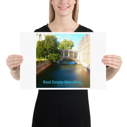 Beutiful Canel Poster with realestatematching without key Logo