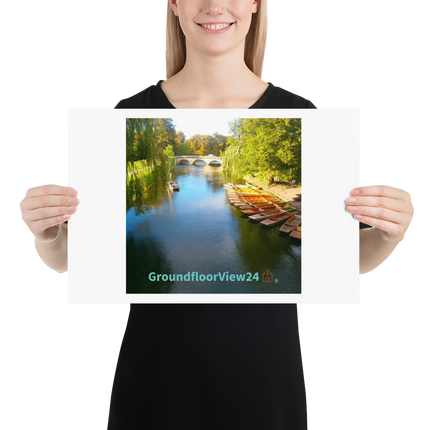 Beautiful Nature Poster with groundfloorview24 with House Logo