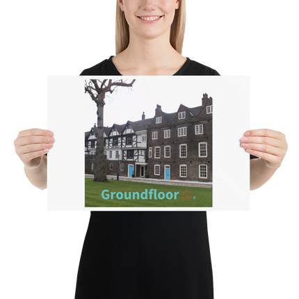 Beutiful Palace Poster with Groundfloor with House Logo