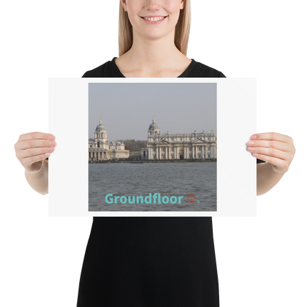 Riverside Beauty Poster with Groundfloor with House Logo