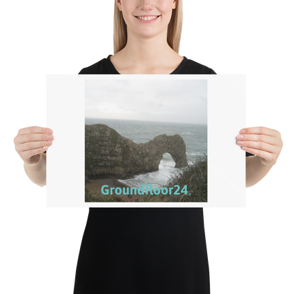 Coastal Escape Poster with Groundfloor24 without House Logo