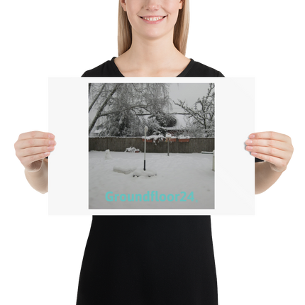 Winter Wonderland Poster with Groundfloor24 without House Logo
