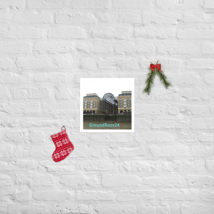 Hay's Galleria Poster with Groundfloor24 Logo