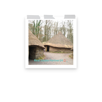 Village Charm Poster with realestatepartner24 with house Logo