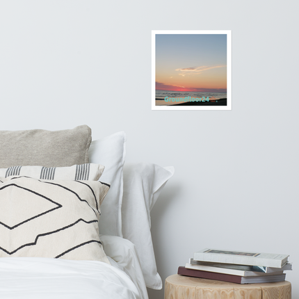 Sunset Sinari Poster with Groundfloor24 Logo