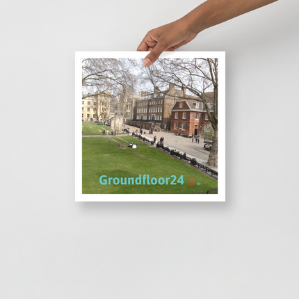 Beutiful Park Poster with Groundfloor24 with House Logo