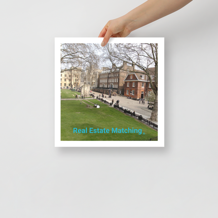 Beutiful Park Poster with realestatematching without key Logo