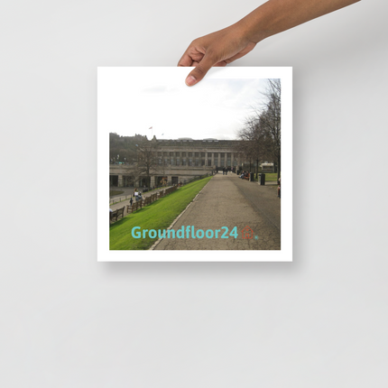 Majestic Palace Poster with Groundfloor24 with House Logo