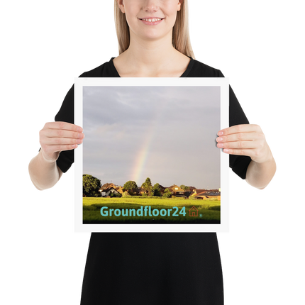 The Rainbow Sinari Poster with Groundfloor24 Logo