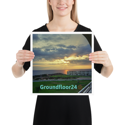 Natural View Poster with Groundfloor24 with House Logo