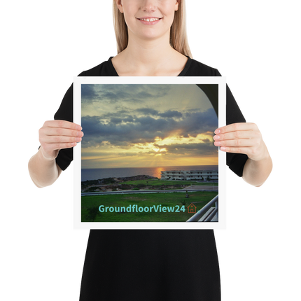 Natural View Poster with groundfloorview24 with House Logo