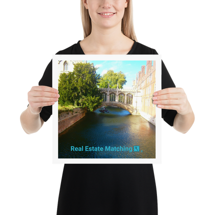 Beutiful Canel Poster with realestatematching with key Logo