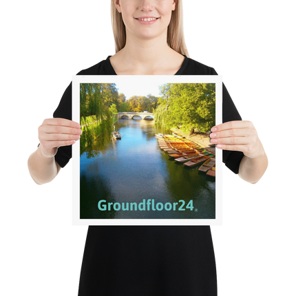 Beautiful Nature Poster with Groundfloor24 without House Logo
