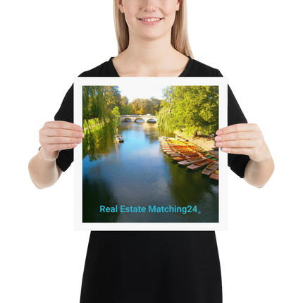 Beautiful Nature Poster with realestatematching24 without key Logo