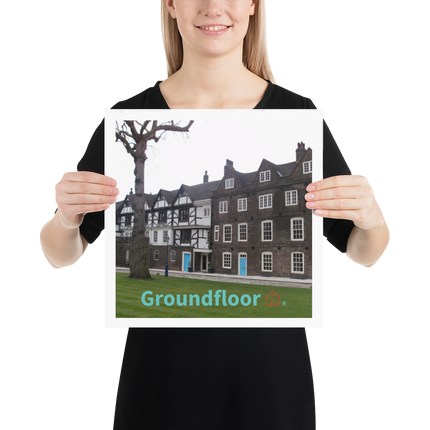 Beutiful Palace Poster with Groundfloor with House Logo