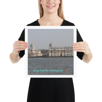 Riverside Beauty Poster with realestatepartner24 with house Logo