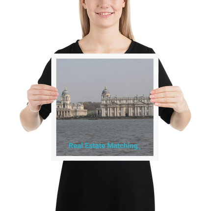 Riverside Beauty Poster with realestatematching without key Logo