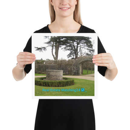 Nature's Wonders Poster with realestatematching24 with key Logo