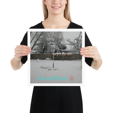Winter Wonderland Poster with Groundfloor with House Logo