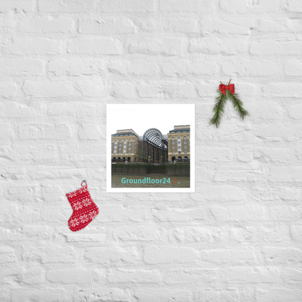 Hay's Galleria Poster with Groundfloor24 Logo