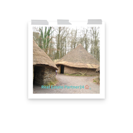 Village Charm Poster with realestatepartner24 with house Logo