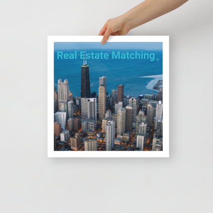Beutiful Sinari Poster with Real Estate Matching Logo