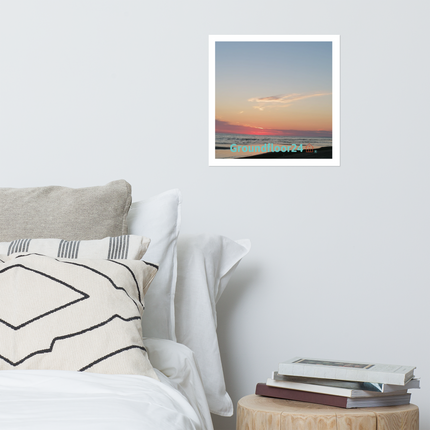 Sunset Sinari Poster with Groundfloor24 Logo