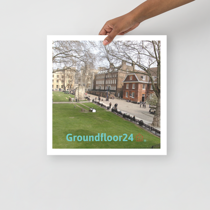 Beutiful Park Poster with Groundfloor24 with House Logo
