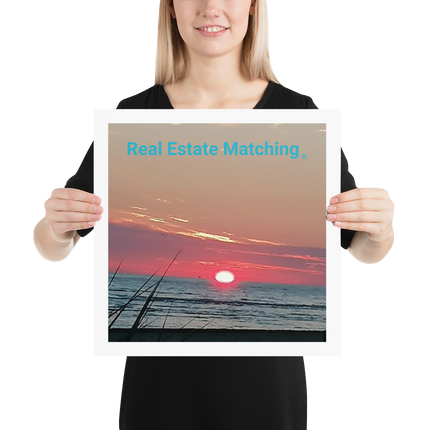 Beutiful Poster with Real Estate Matching Logo