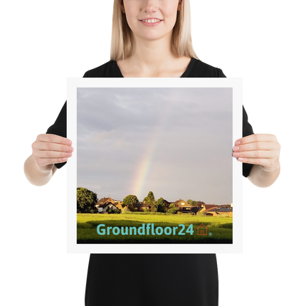 The Rainbow Sinari Poster with Groundfloor24 Logo