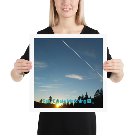 Attractive Sinari Poster with realestatematching with key Logo